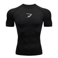 Men Running Compression T-shirt Short Sleeve Sport Tees Gym Fitness Sportshirts Male Jogging Tracksuit Homme Athletic Shirt Tops